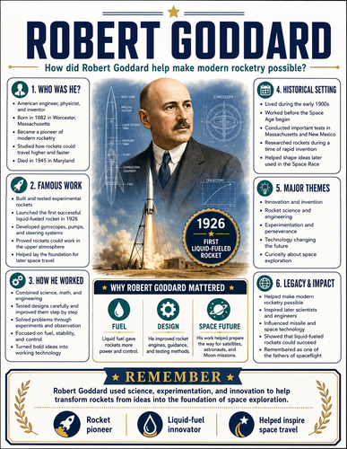 Robert Goddard I Infographic