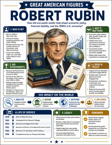 Robert Rubin I Infographic