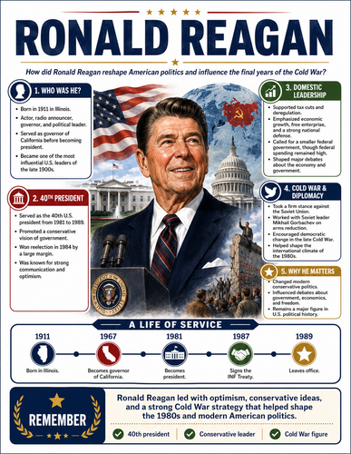 Ronald Reagan I Infographic