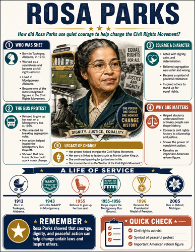 Rosa Parks I Infographic
