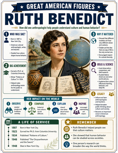 Ruth Benedict I Infographic