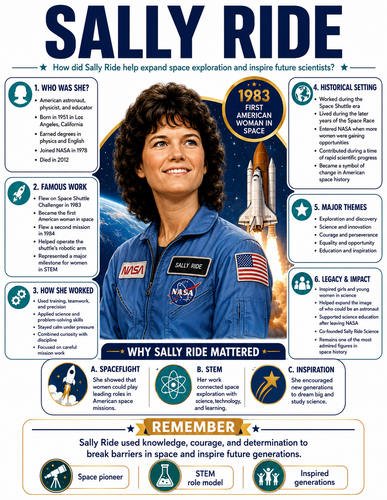Sally Ride I Infographic