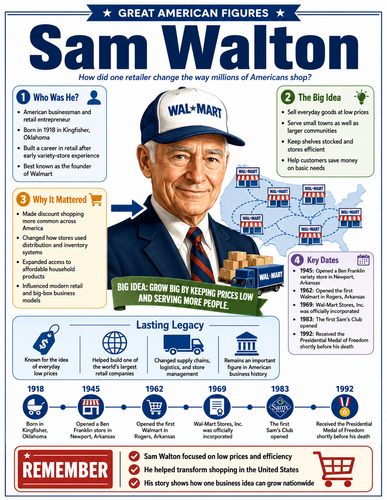 Sam Walton I Infographic