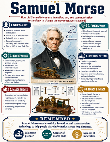 Samuel Morse I Infographic