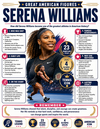 Serena Williams I Infographic