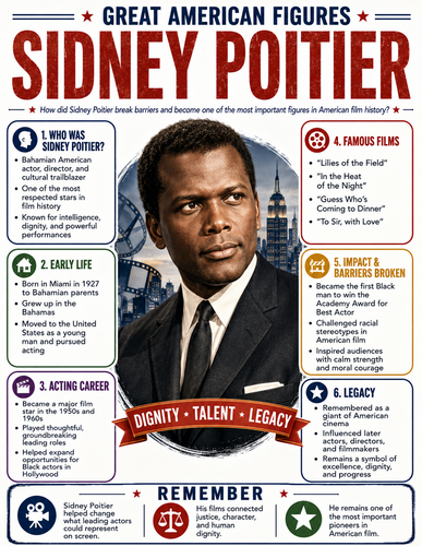 Sidney Poitier I Infographic