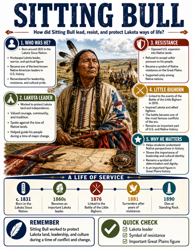 Sitting Bull I Infographic
