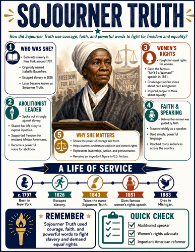 Sojourner Truth I Infographic