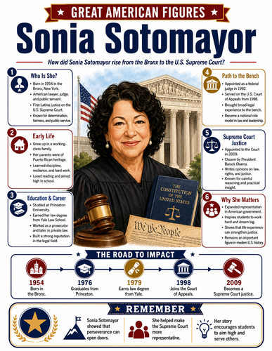 Sonia Sotomayor I Infographic