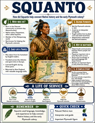 Squanto I Infographic