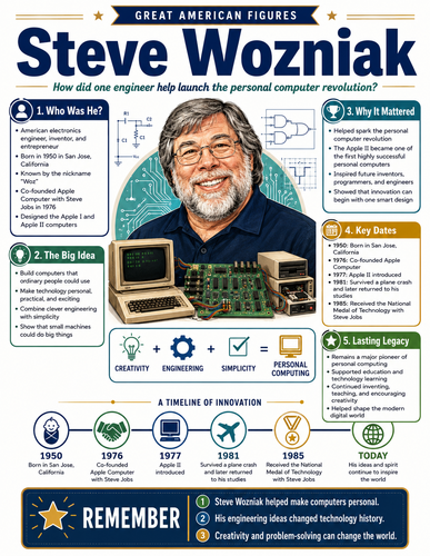 Steve Wozniak I Infographic