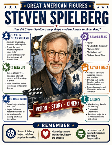 Steven Spielberg I Infographic