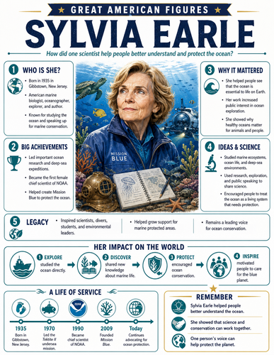 Sylvia Earle I Infographic