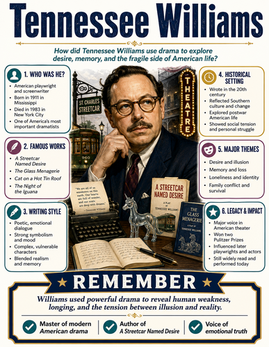 Tennessee Williams I Infographic