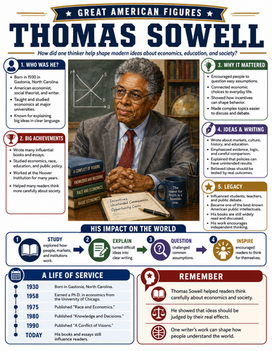 Thomas Sowell I Infographic