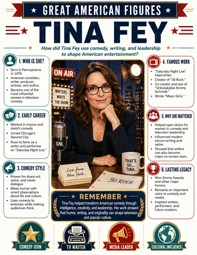 Tina Fey I Infographic