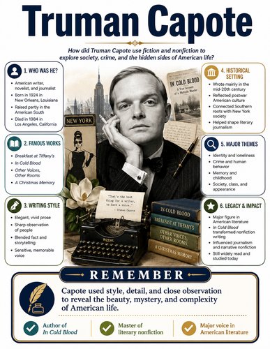 Truman Capote I Infographic