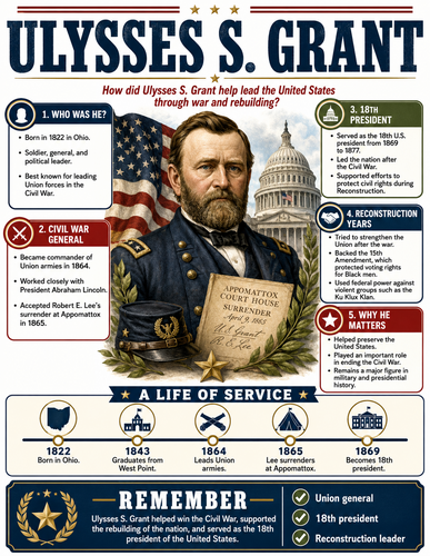 Ulysses S. Grant I Infographic