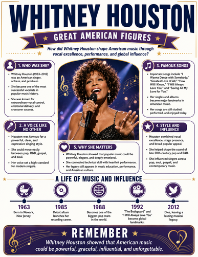Whitney Houston I Infographic