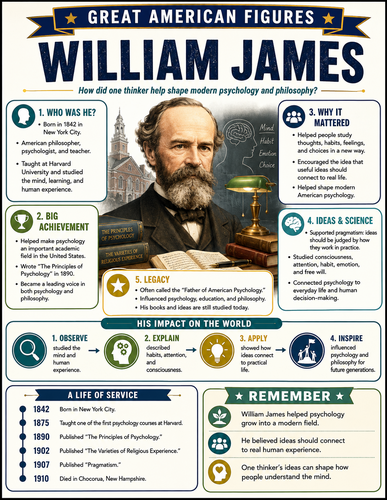 William James I Infographic