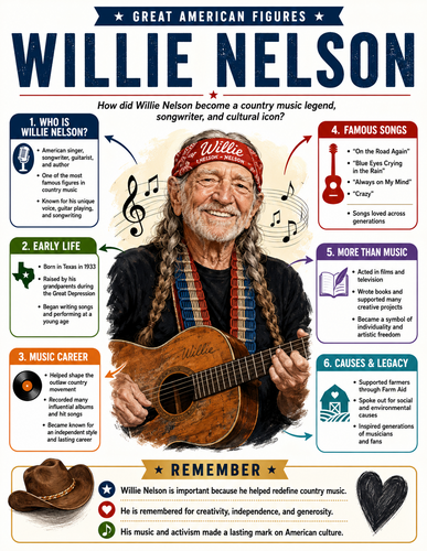 Willie Nelson I Infographic