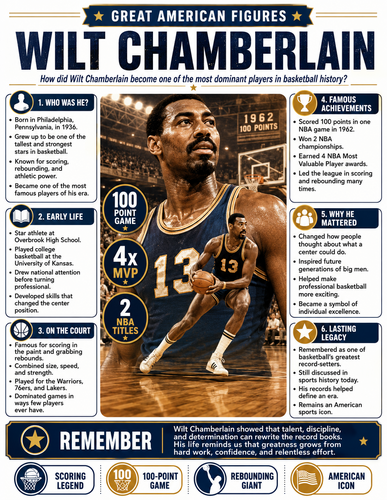 Wilt Chamberlain I Infographic