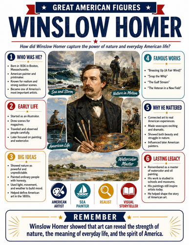 Winslow Homer I Infographic