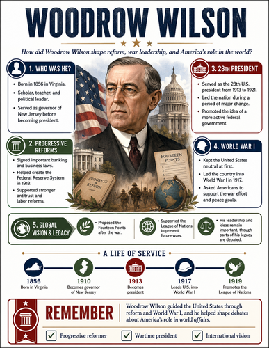 Woodrow Wilson I Infographic