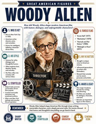 Woody Allen I Infographic