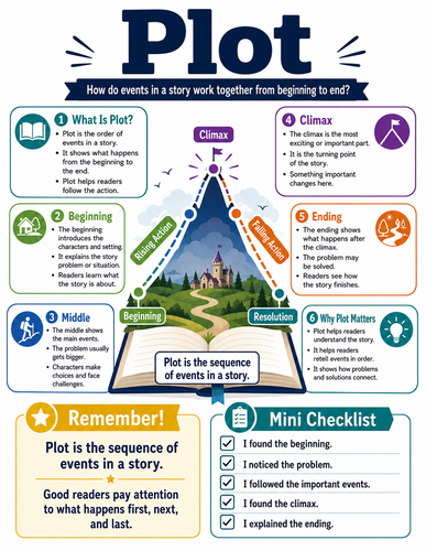 Plot I English Language I Infographic