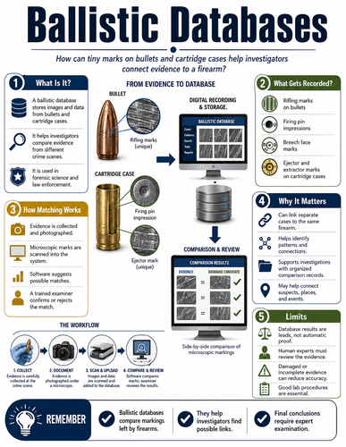 Ballistic Databases I Forensic Science I Infographic