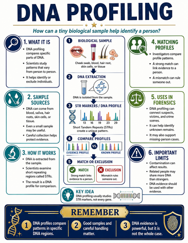 DNA Profiling I Forensic Science I Infographic