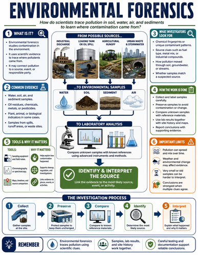 Environmental Forensics I Forensic Science I Infographic