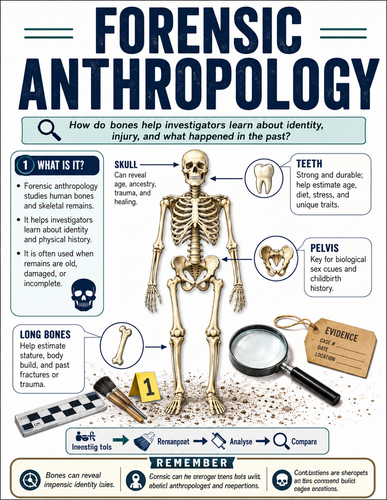 Forensic Anthropology I Forensic Science I Infographic