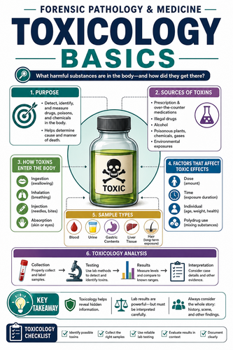 Toxicology - Basics I Forensic Science I Infographic