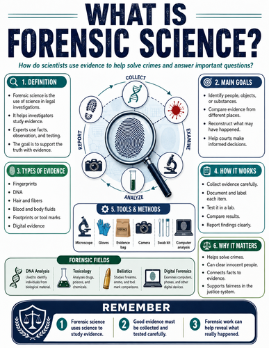 What is Forensic Science I Forensic Science I Infographic