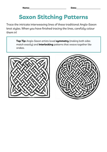 Anglo Saxon/Viking Art - Illuminated letters