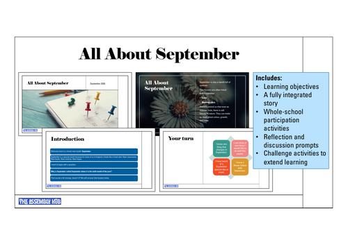 All About September Assembly | KS1 & KS2 | Updated for 2026-27 | September, Fresh Starts & New Begin
