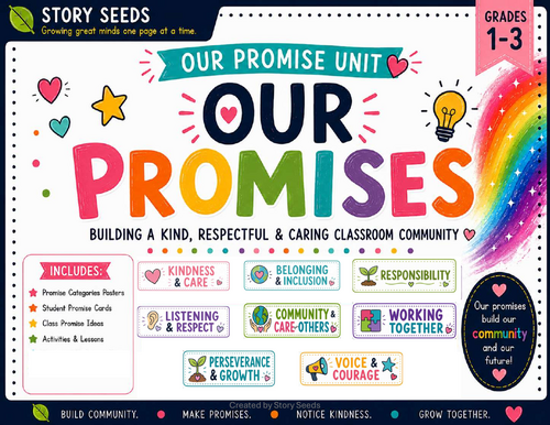 Classroom Promises | Read Aloud SEL & Classroom Community Building | Grades 1–3