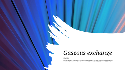 GCSE PE - Gaseous exchange
