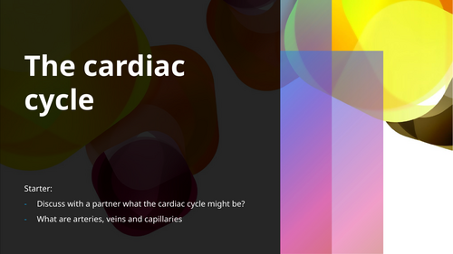 GCSE PE - The cardiac cycle