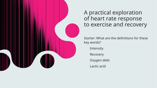GCSE PE - Heart rate in response to exercise