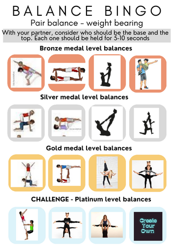 KS2 Gymnastics balance activity