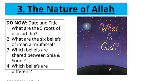 Nature of Allah - Muslim Beliefs Edexcel 2026