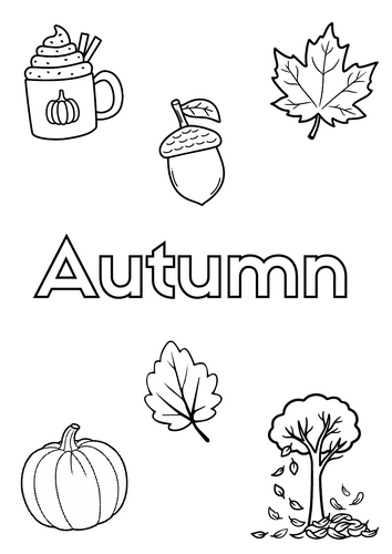 Autumn Colouring Sheets | Key Stage 1 and 2