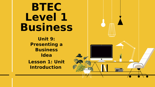 BTEC Level 1 Business - Unit B9
