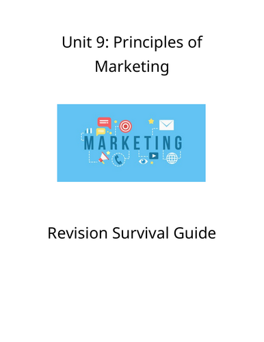 Level 2 Business - Unit 9 Marketing