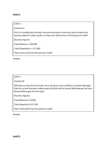 A-Level Business Year 1