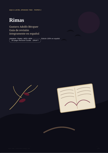 AQA A-Level Spanish 7692 | Rimas | Bilingual + Spanish Revision Guides