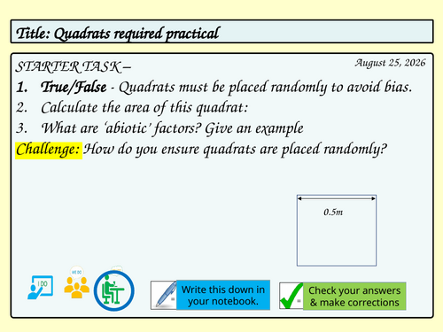 GCSE Sampling required practical